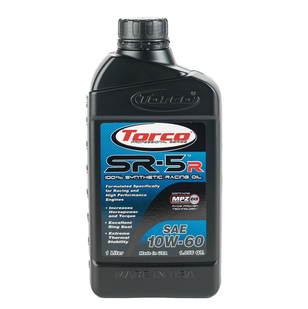 Torco SR-5R Superstreet Full Synthetic 10W-60 Racing Oil - 1 Liter