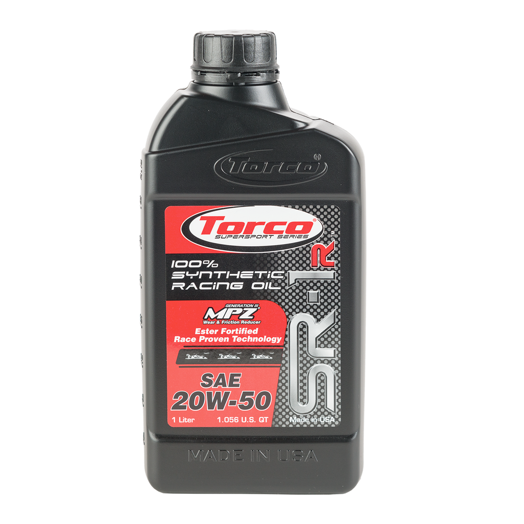 Torco SR-1R Superstreet Full Synthetic 20W-50 Racing Oil - 1 Liter