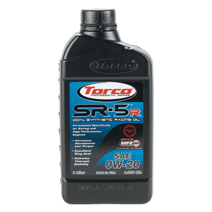 Torco SR-5R Superstreet Full Synthetic 0W-20 Racing Oil - 1 Liter