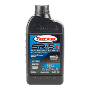 Torco SR-5R Superstreet Full Synthetic 20W-50 Racing Oil - 1 Liter