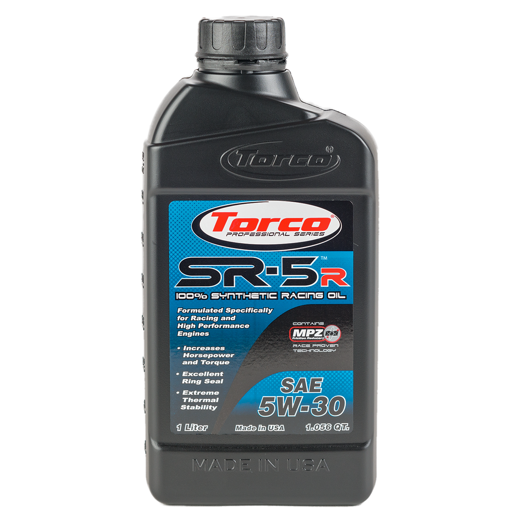 Torco SR-5R Superstreet Full Synthetic 5W-30 Racing Oil - 1 Liter