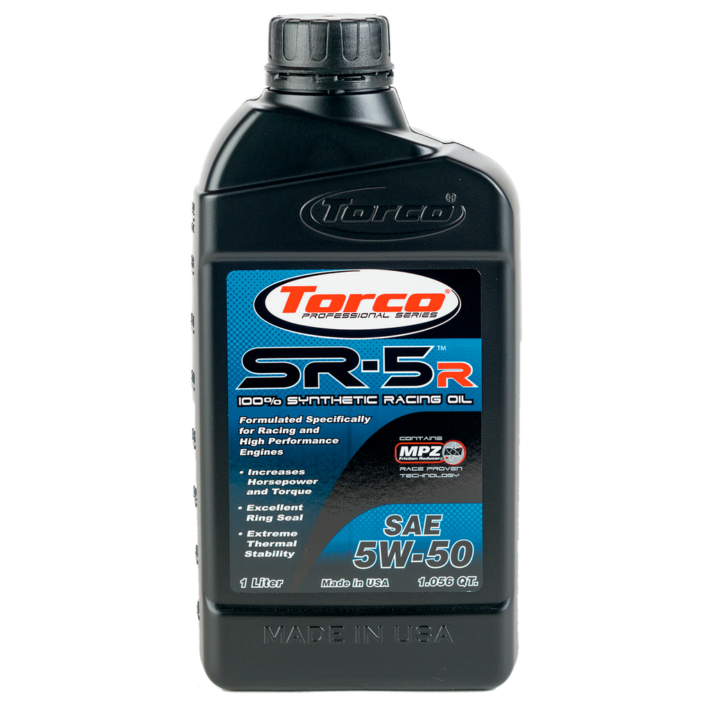 Torco SR-5R Superstreet Full Synthetic 5W-50 Racing Oil - 1 Liter